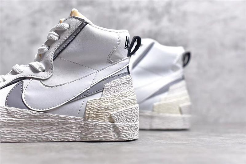 PK God Sacai X NK Blazer with Dunk white grey real materials ready to ship